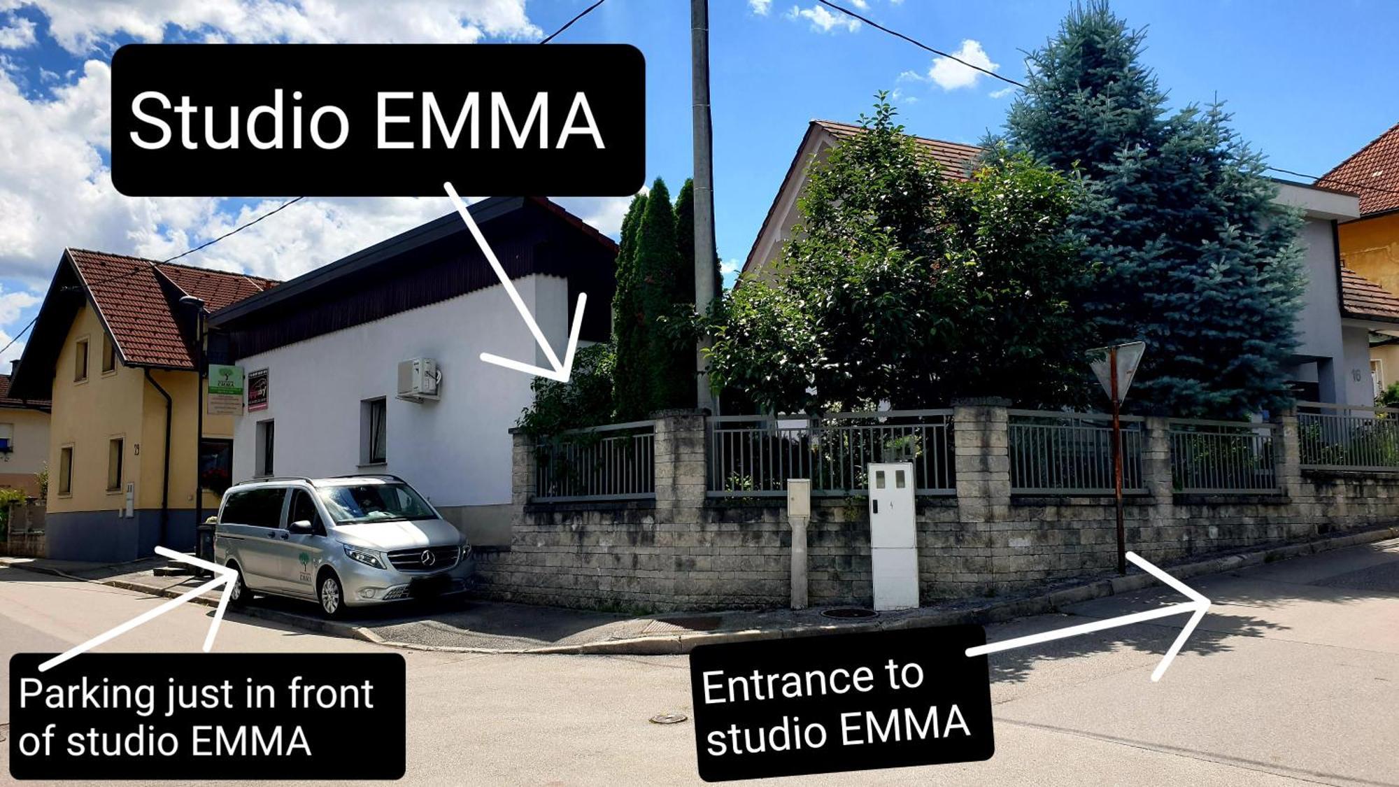 Studio Emma Ljubljana - Free Parking, Ac, Wifi Exteriör bild