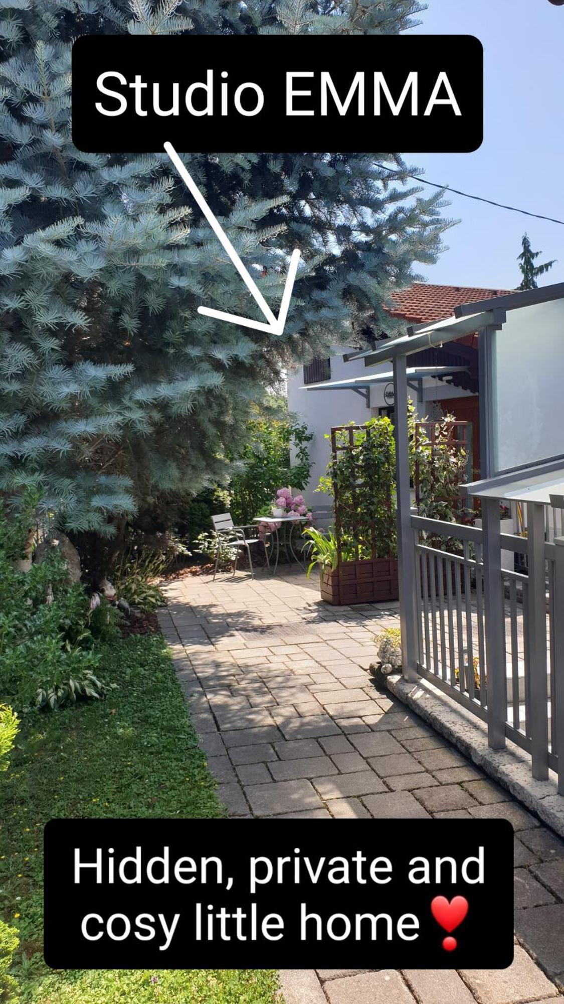Studio Emma Ljubljana - Free Parking, Ac, Wifi Exteriör bild
